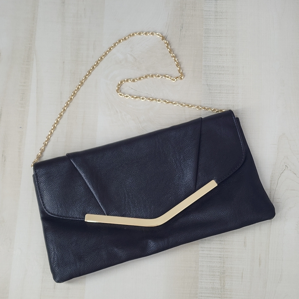 Vintage Gunne Sax by Jessica McClintock Leather Evening Bag